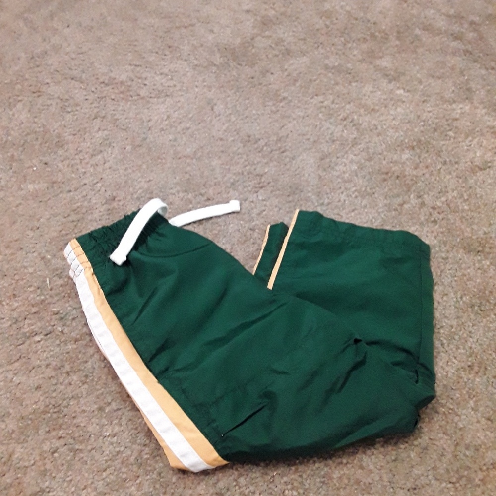 Circo joggers track pants green yellow size 2T